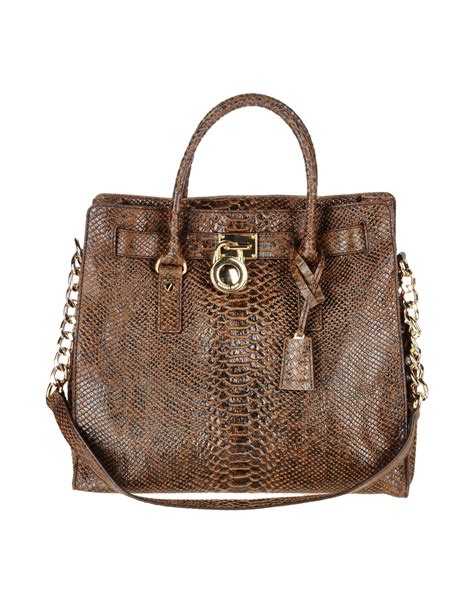 Michael Kors handbags dark brown